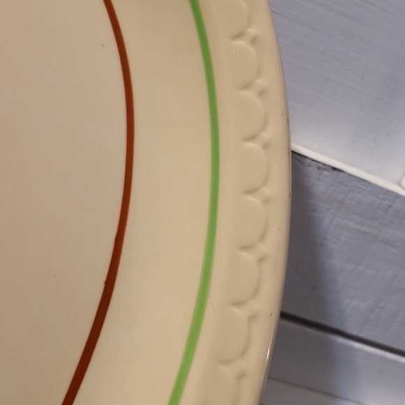 VTG Syracuse China 13x11 Oval Serving Platter, Econo-Rim USA - Picture 2 of 4